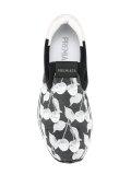 leaf print trainers