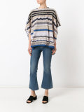 knitted poncho top 