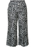 leopard print cropped pants 