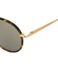 tortoiseshell oversized sunglasses