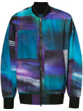gradient bomber jacket