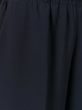 cropped high-waist trousers