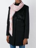 star embroidered scarf