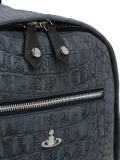 crocodile skin effect backpack