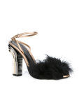 feather sandals