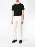 selvage trim chino trousers