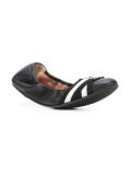 striped detailing ballerinas