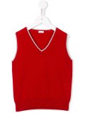 v-neck knit vest