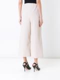 creased cropped trousers