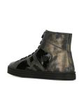 sequin embellished hi-top sneakers
