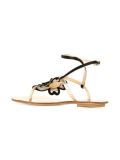flower flat sandals