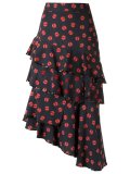 ruffled skirt