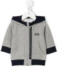logo stripe hoodie 
