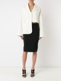 high waisted pencil skirt