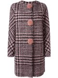 pom pom detail coat