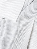 wide collar cardigan