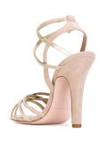 strappy heeled sandals