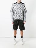 monogram print T-shirt