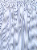 striped off-shoulder blouse