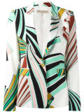 printed blazer