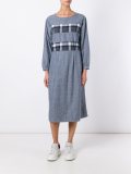 plaid striped dress