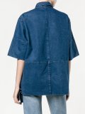 ruffle asymmetric shirt