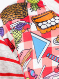 food print T-shirt 
