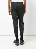 knit ankle jogging trousers