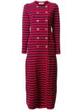 striped long coat
