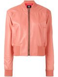 Sorbet leather bomber jacket