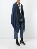 wide fringed scarf