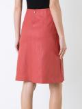 stretch leather skirt