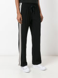 stripe side joggers