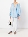 pleated blouse 