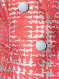 dogtooth patterned blazer