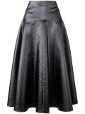 Flared Midi Skirt