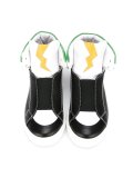 lightning bolt hi-top sneakers