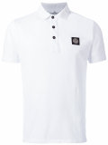 logo patch polo shirt