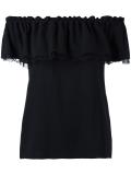 ruffled blouse