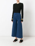 wide leg cropped jeans
