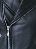 zip up biker jacket