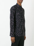 allover dots print shirt