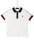 contrast collar polo shirt 