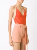 tulle panels bodysuit