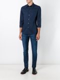 printed button down shirt