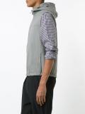 hooded zipped gilet