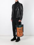 'can'印花购物手提包