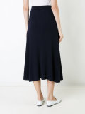 flared knit skirt 