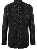geometric print shirt
