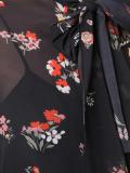 floral print sheer shirt